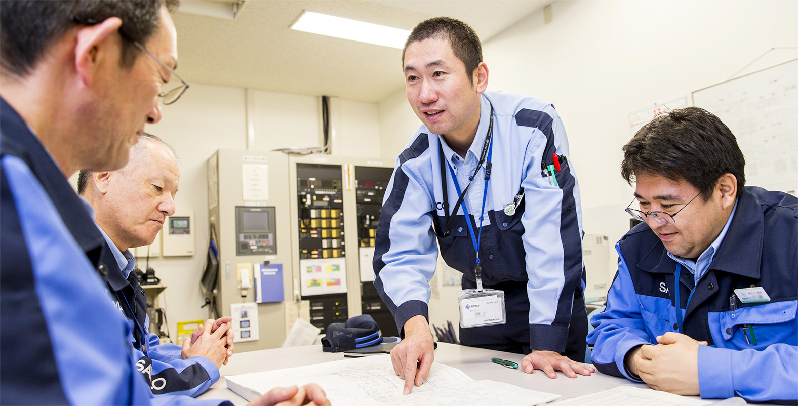 警備管理業務の様子