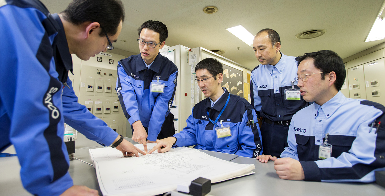 警備管理業務の様子